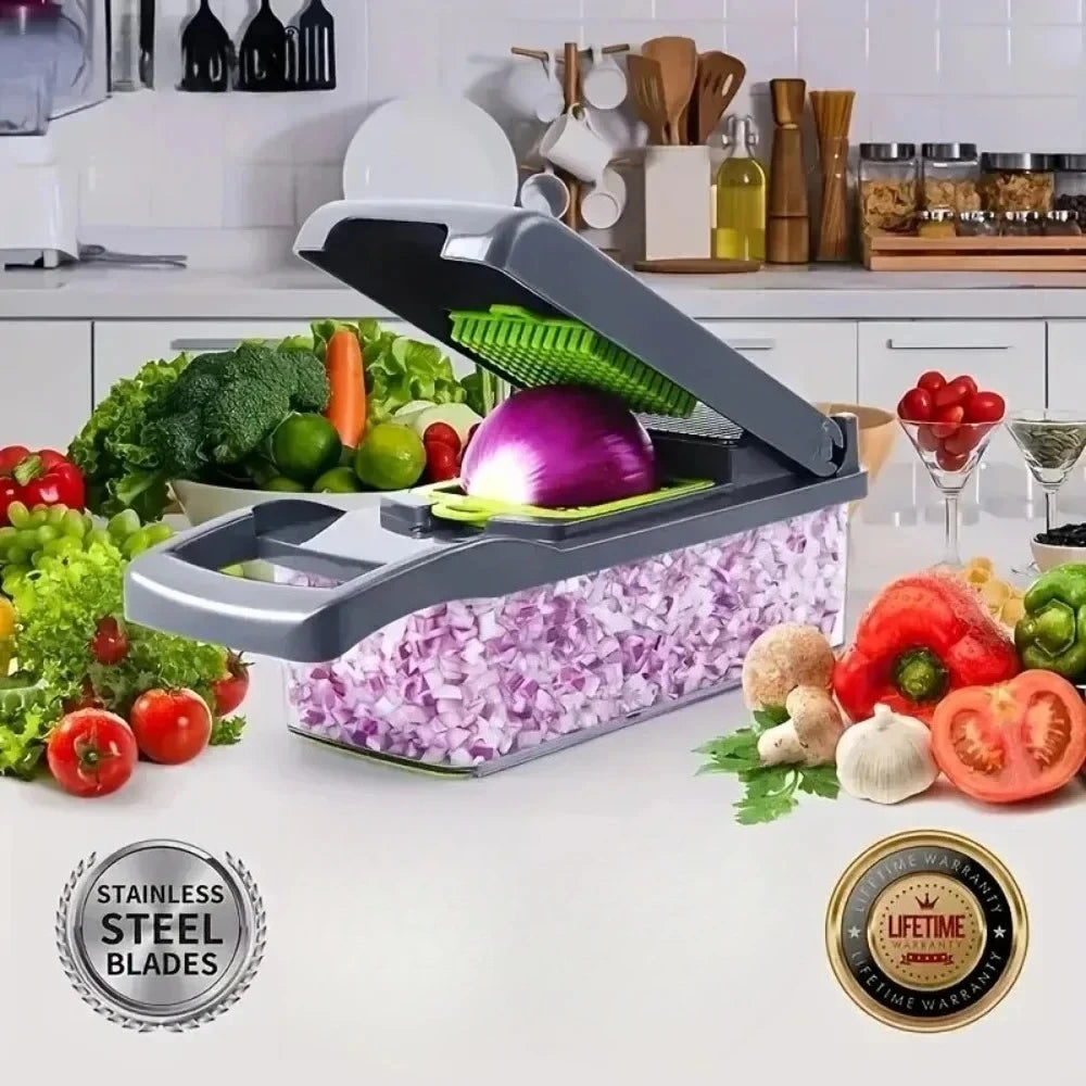 Fatiador Legumes e Alimentos Multifuncional 16 em 1